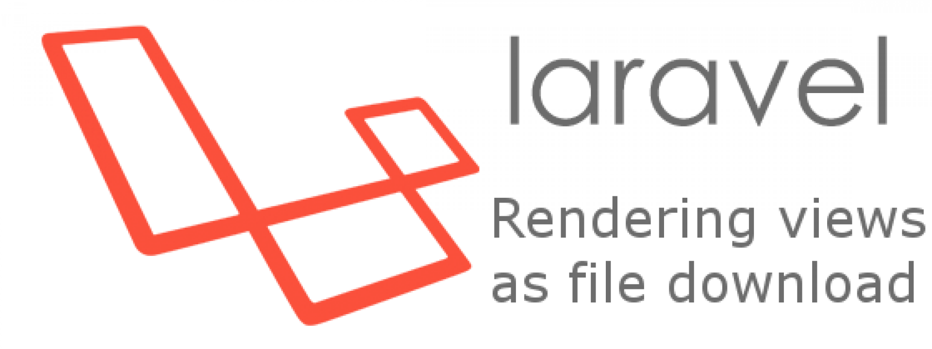 Laravel: Rendering view as file donwload