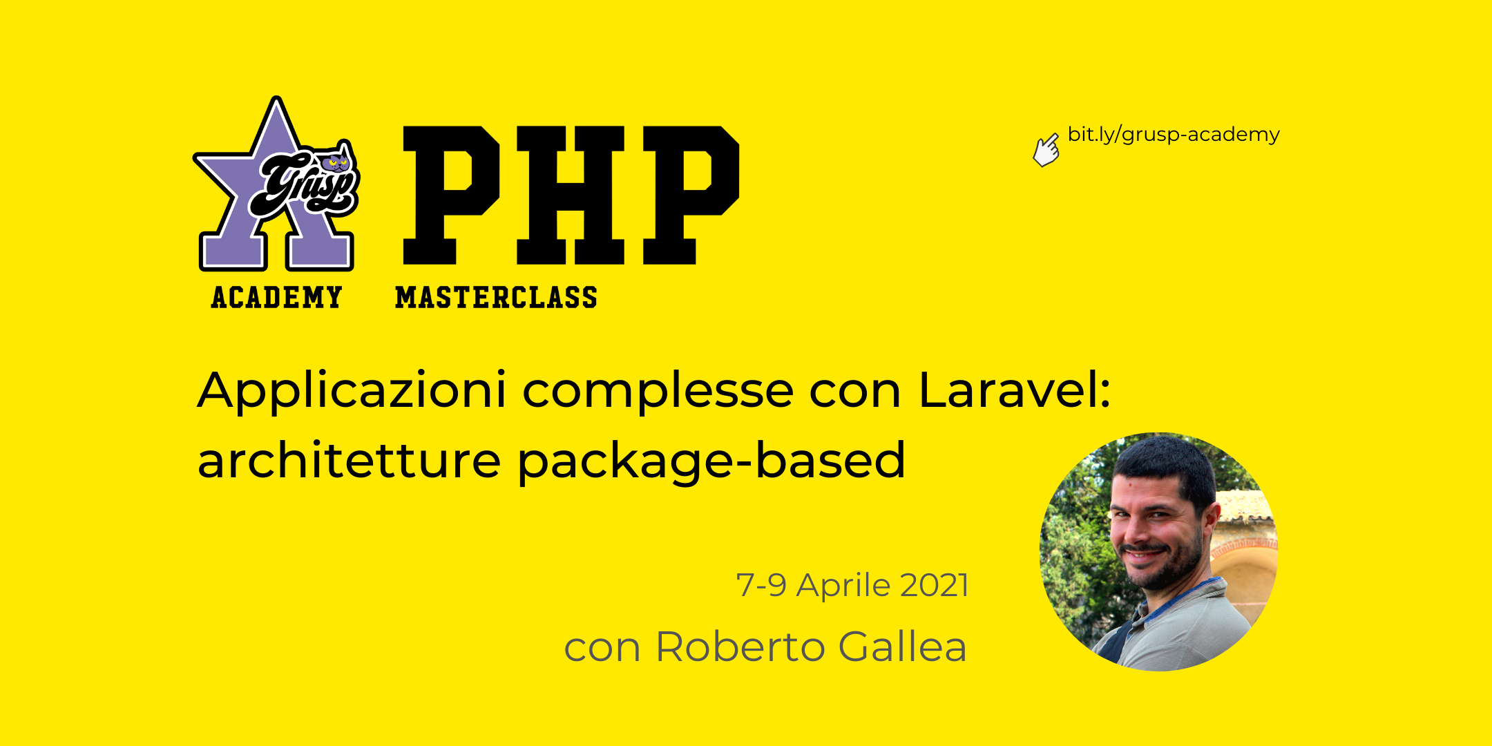 Applicazioni complesse con Laravel [GrUSP Academy - PHP Masterclass]